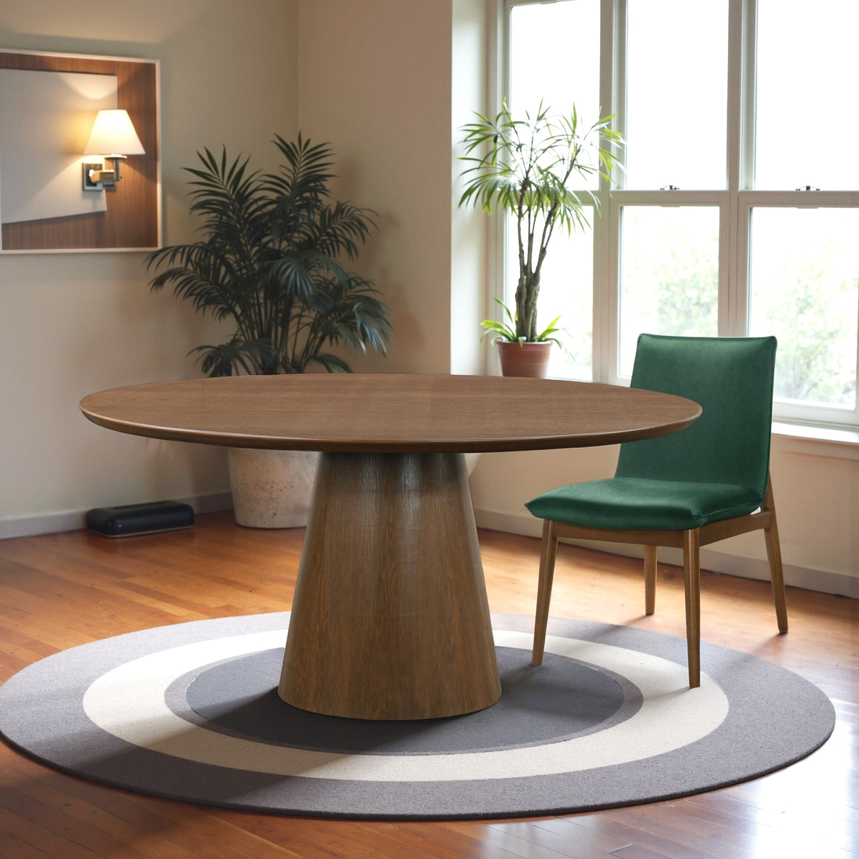 Palamedes Solid Wood Large Round Table