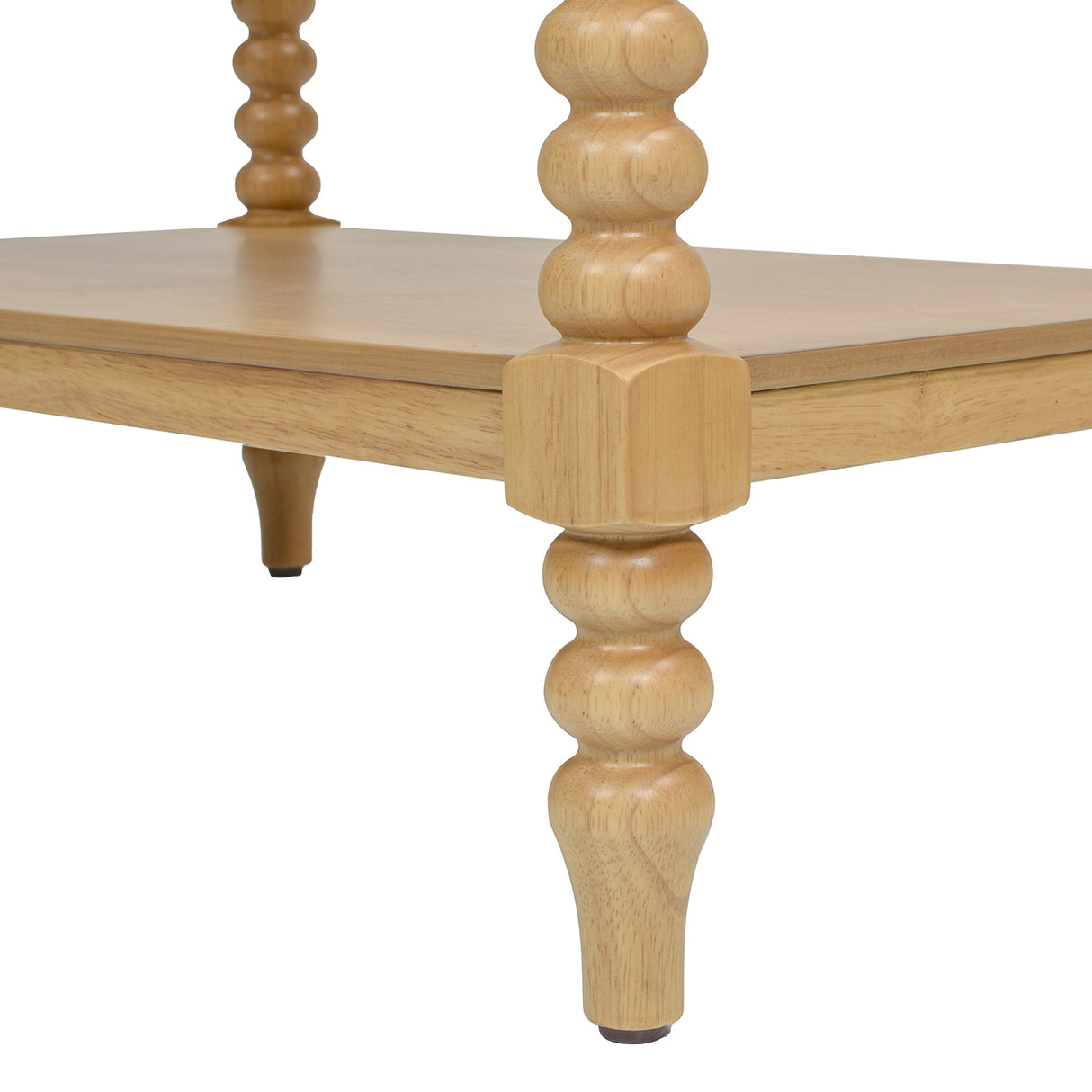 Easton 28" Modern Farmhouse Turned 1-Drawer Storage Side Table