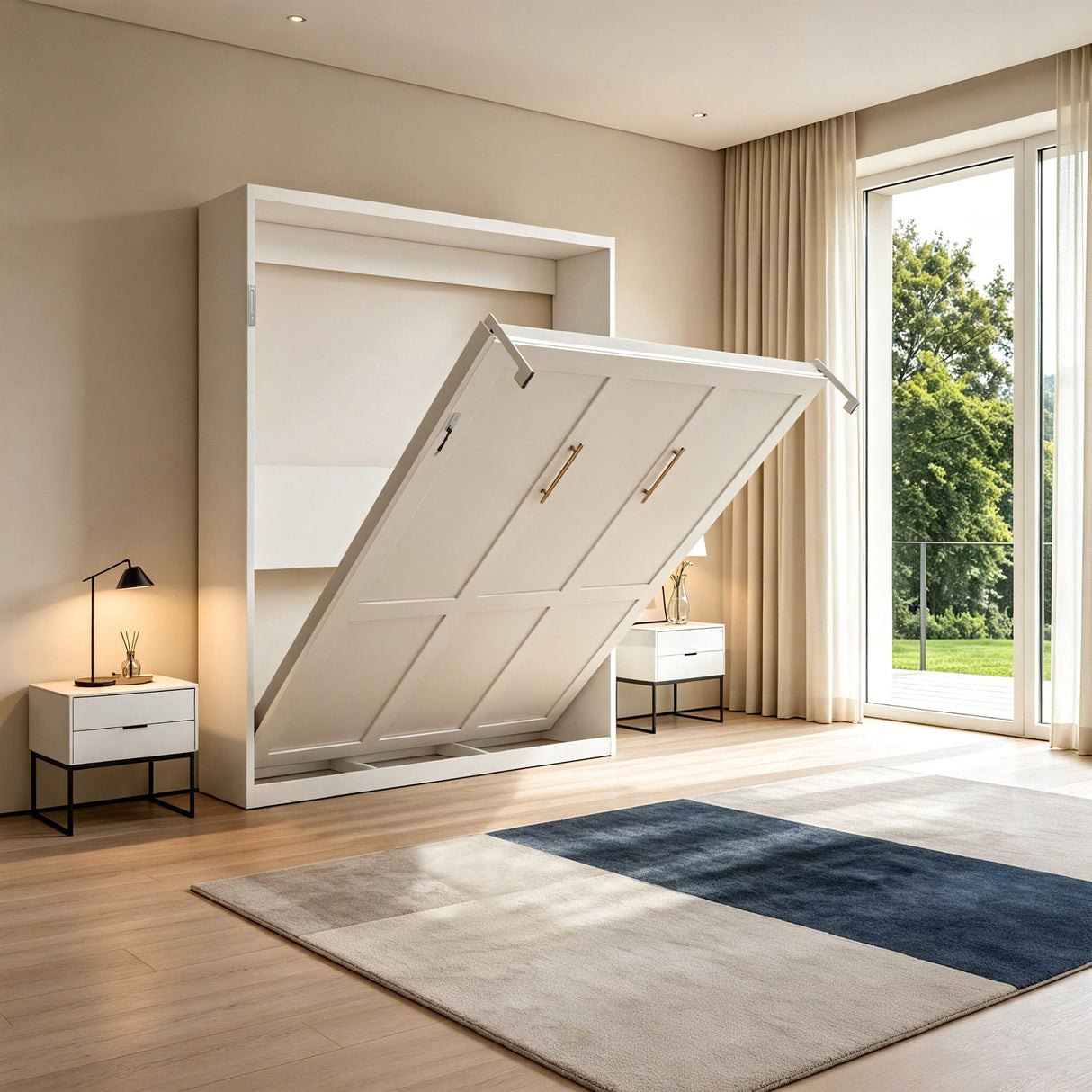 Folding Vertical Murphy Wall Bed