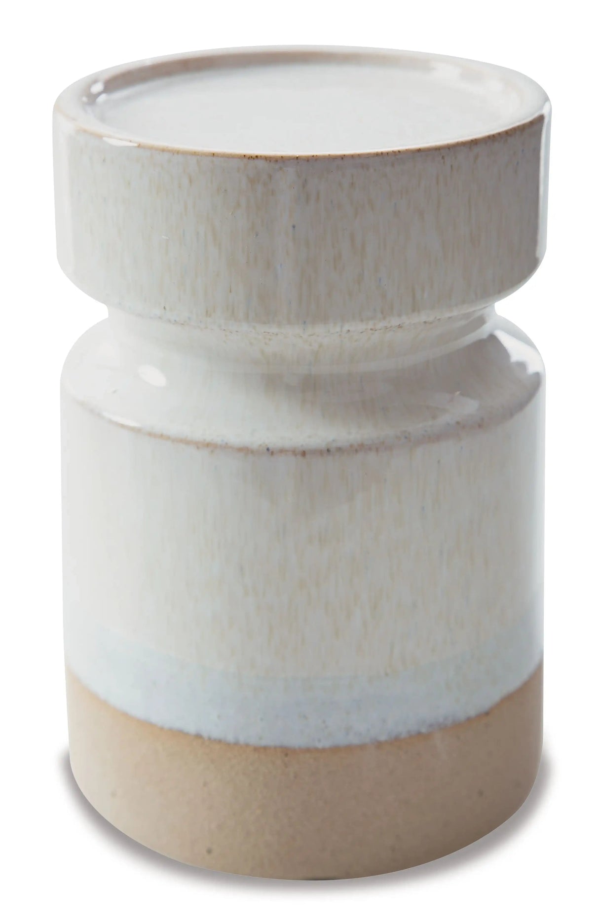 Hurston - Candle Holder Set (Set of 3) - Ivory / Brown - Best Buy Furniture