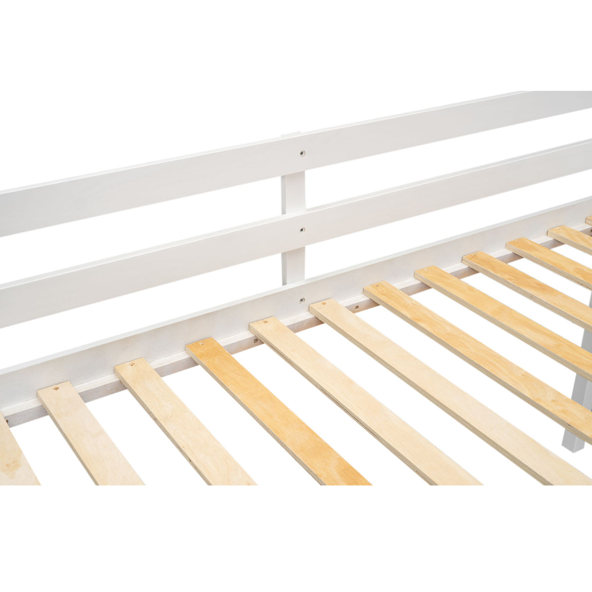 Low Loft Bed With Adjustable Ladder