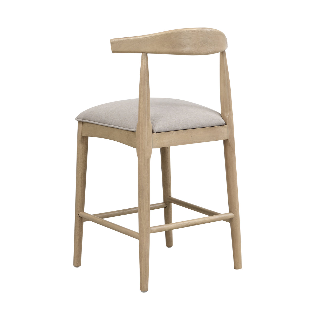 Counter Stool in Pebble Fabric (Set of 2)