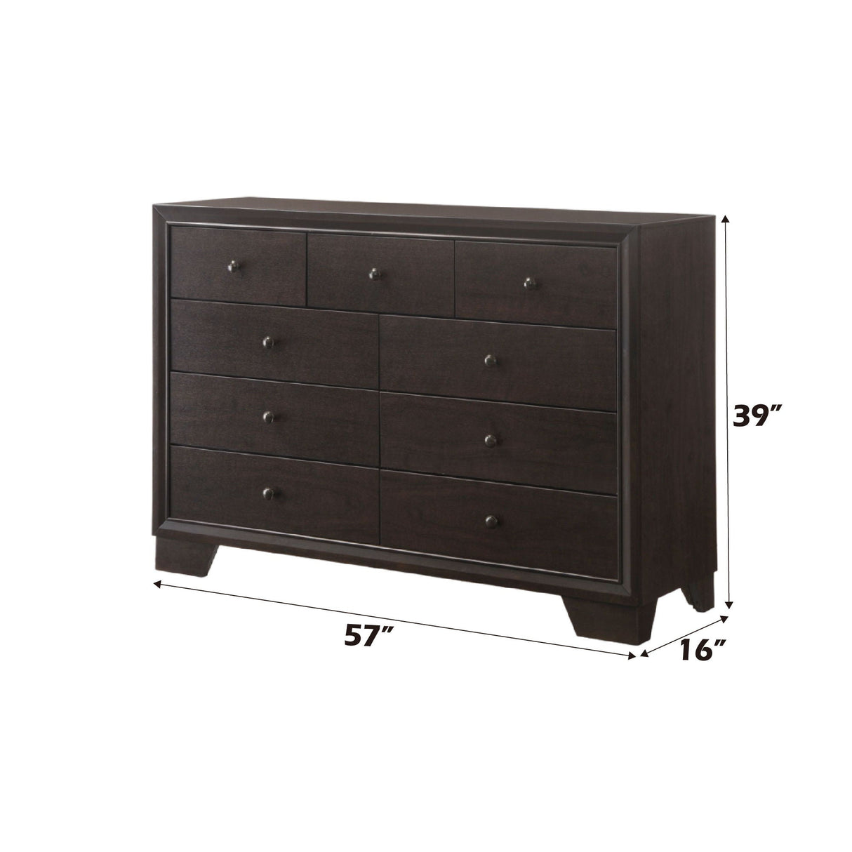 Madison - Dresser - Espresso - Best Buy Furniture
