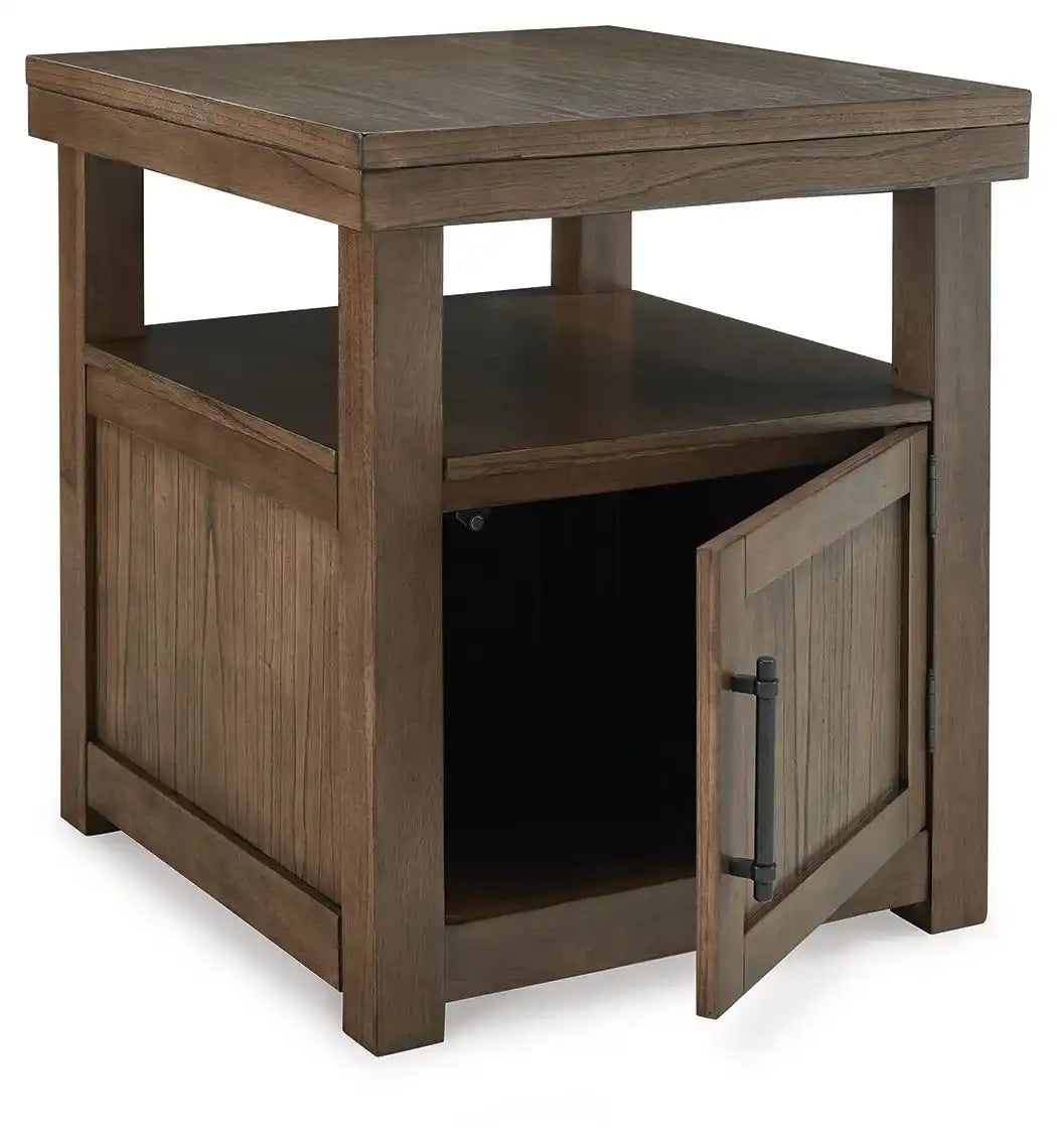 Boardernest - Rectangular End Table - Brown - Best Buy Furniture