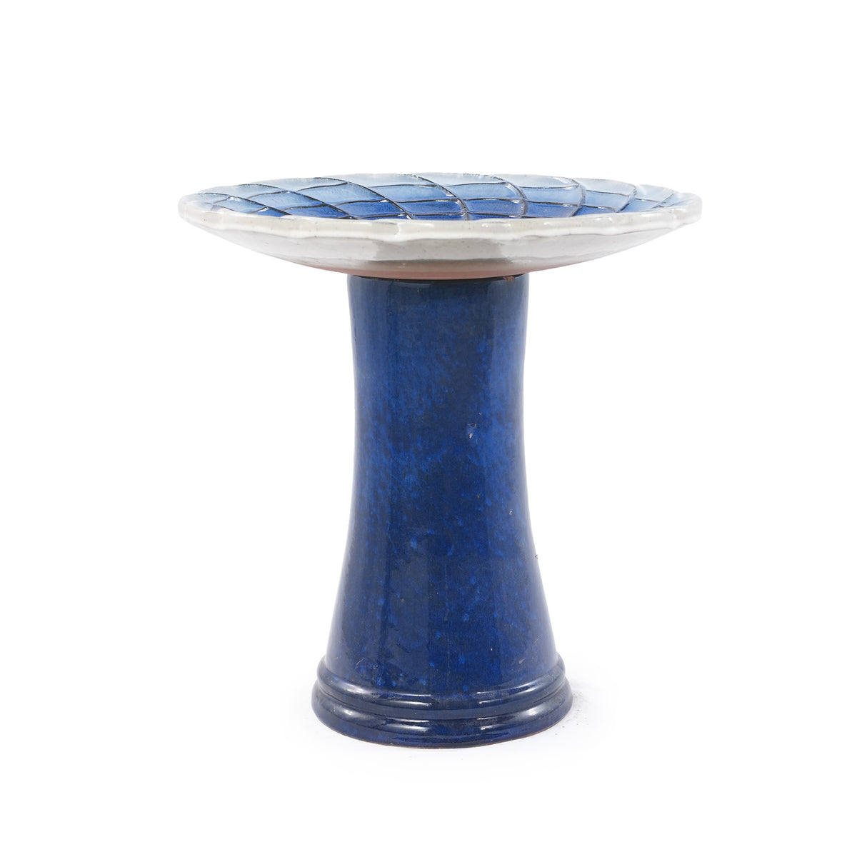 Handmade Glazed Ceramic Bird Bath