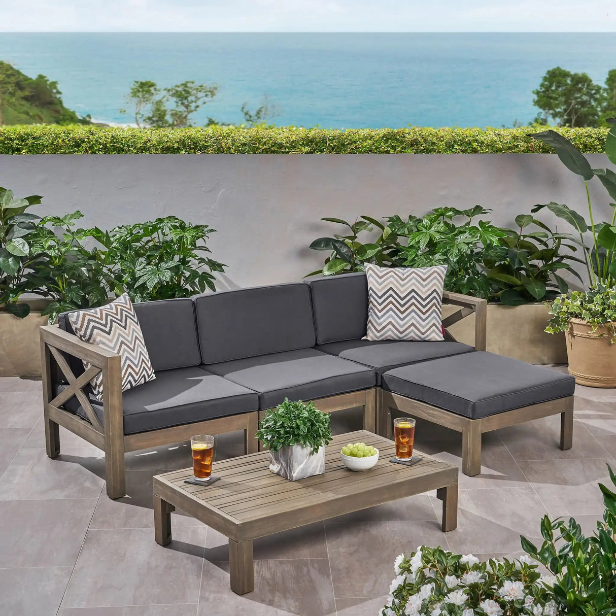 Alcove - L Shape Sofa Set - Best Buy Furniture