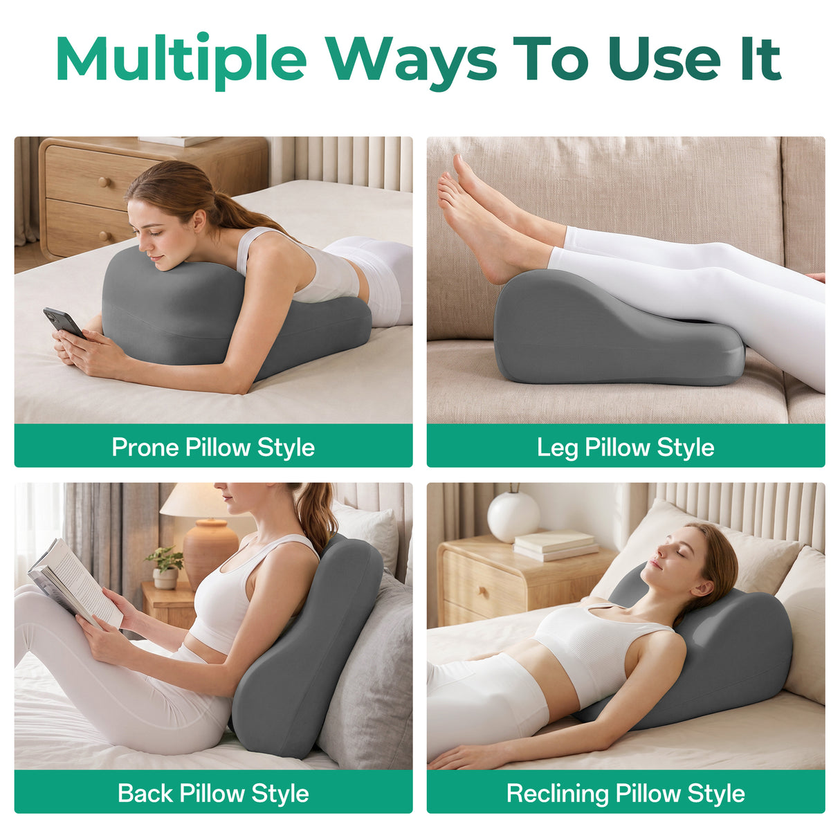 Ergonomic Memory Foam Sex Pillow for Couples