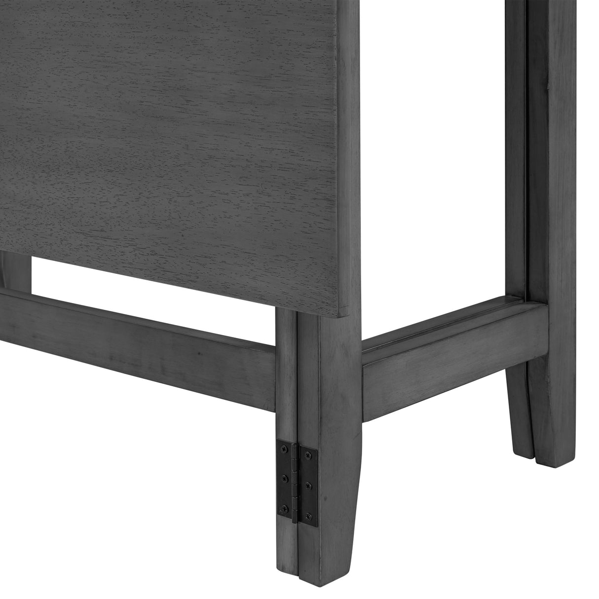 TOPMAX Farmhouse Wood Extendable Dining Table with Drop Leaf