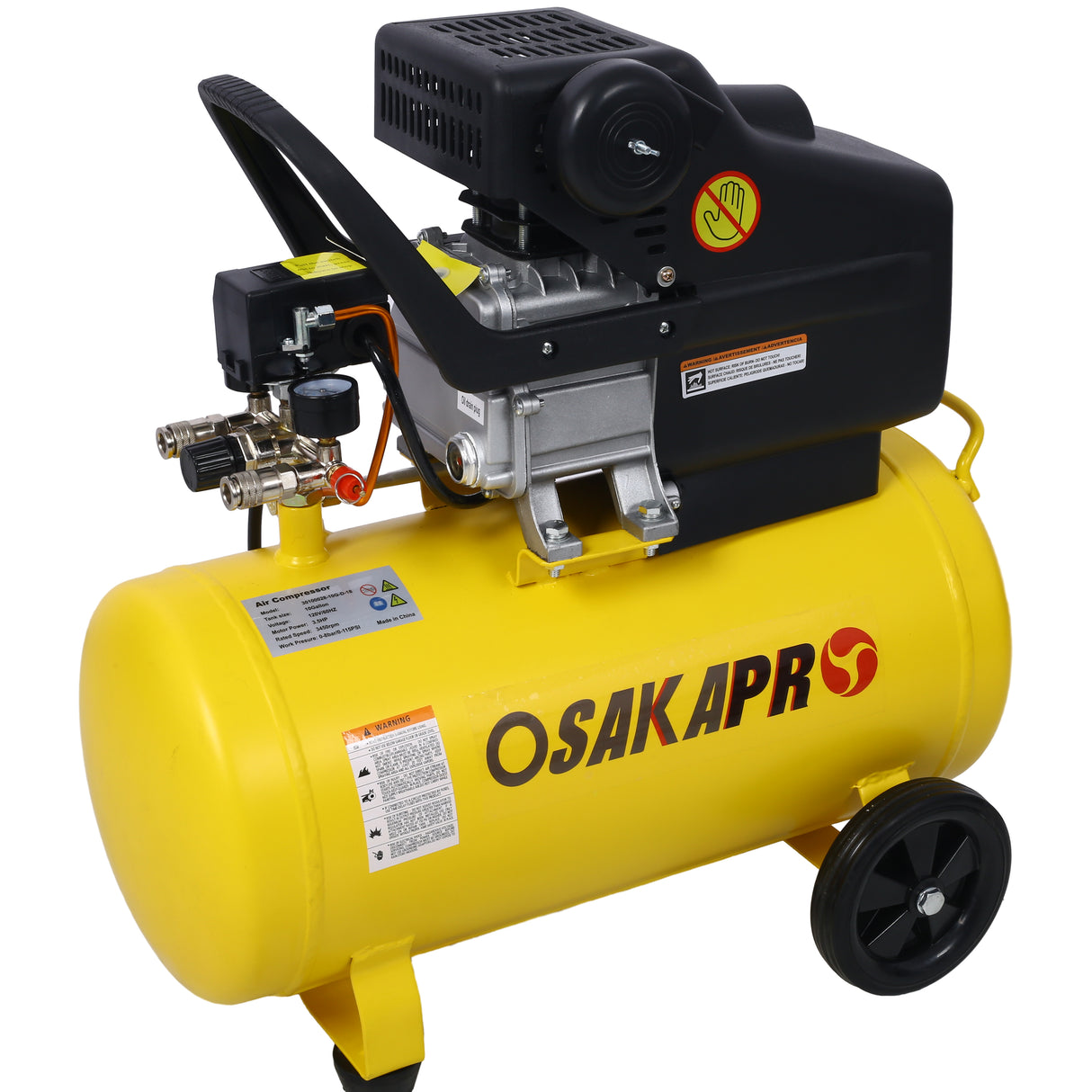 3.5HP Portable Oil-Lubricated Air Compressor