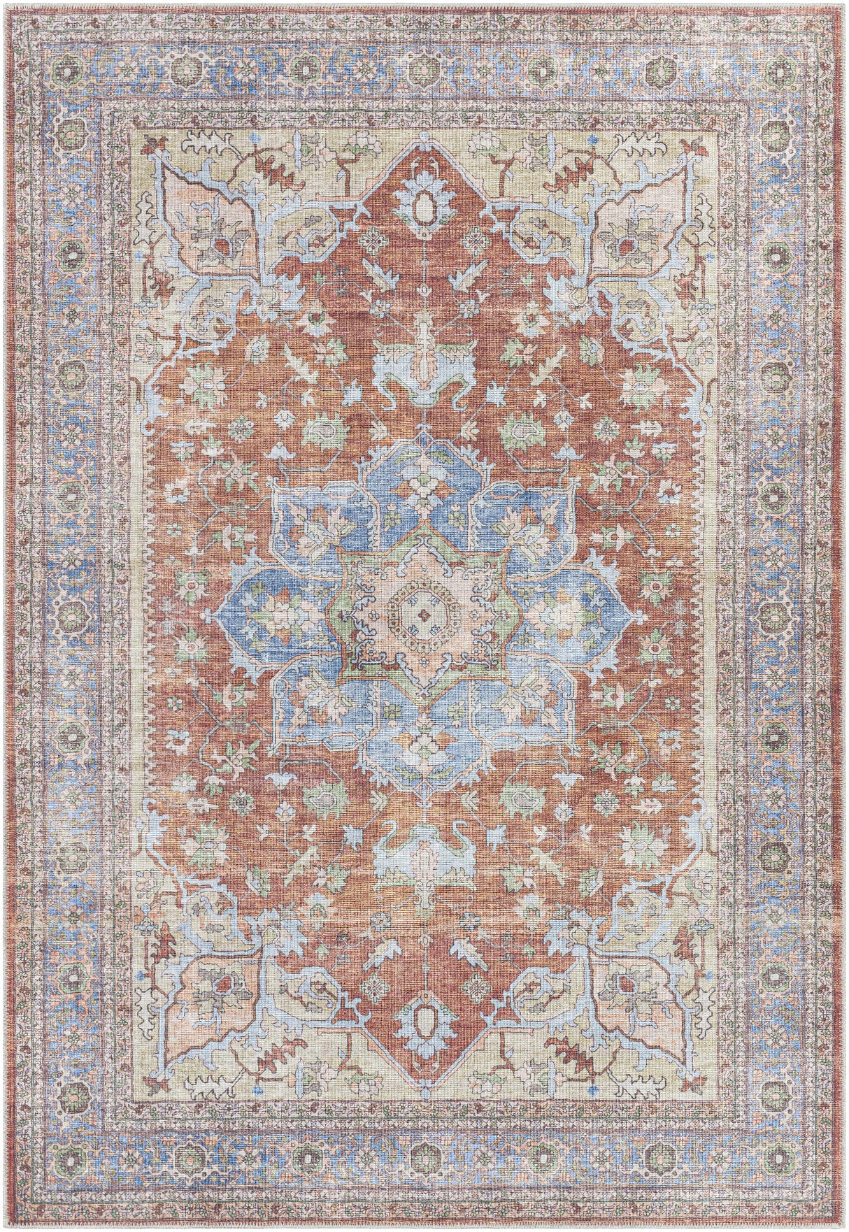 Brown Bagamanoc Medallion Area Rug - Clearance