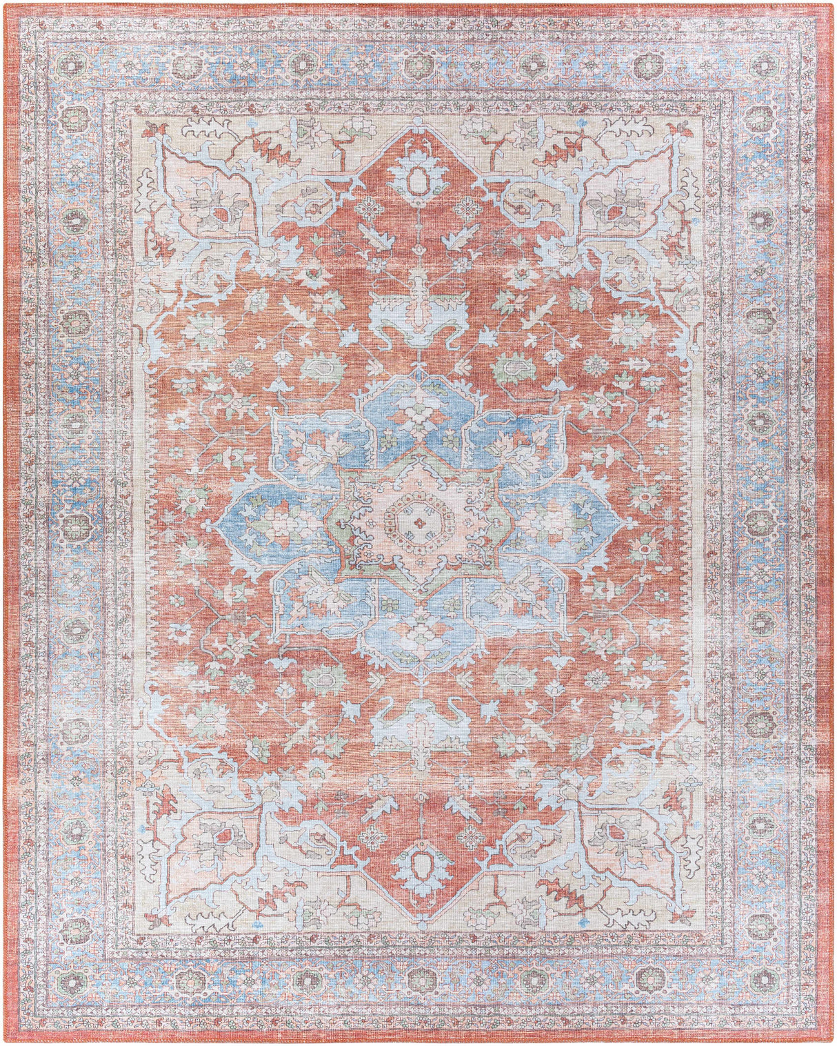 Brown Bagamanoc Medallion Area Rug - Clearance
