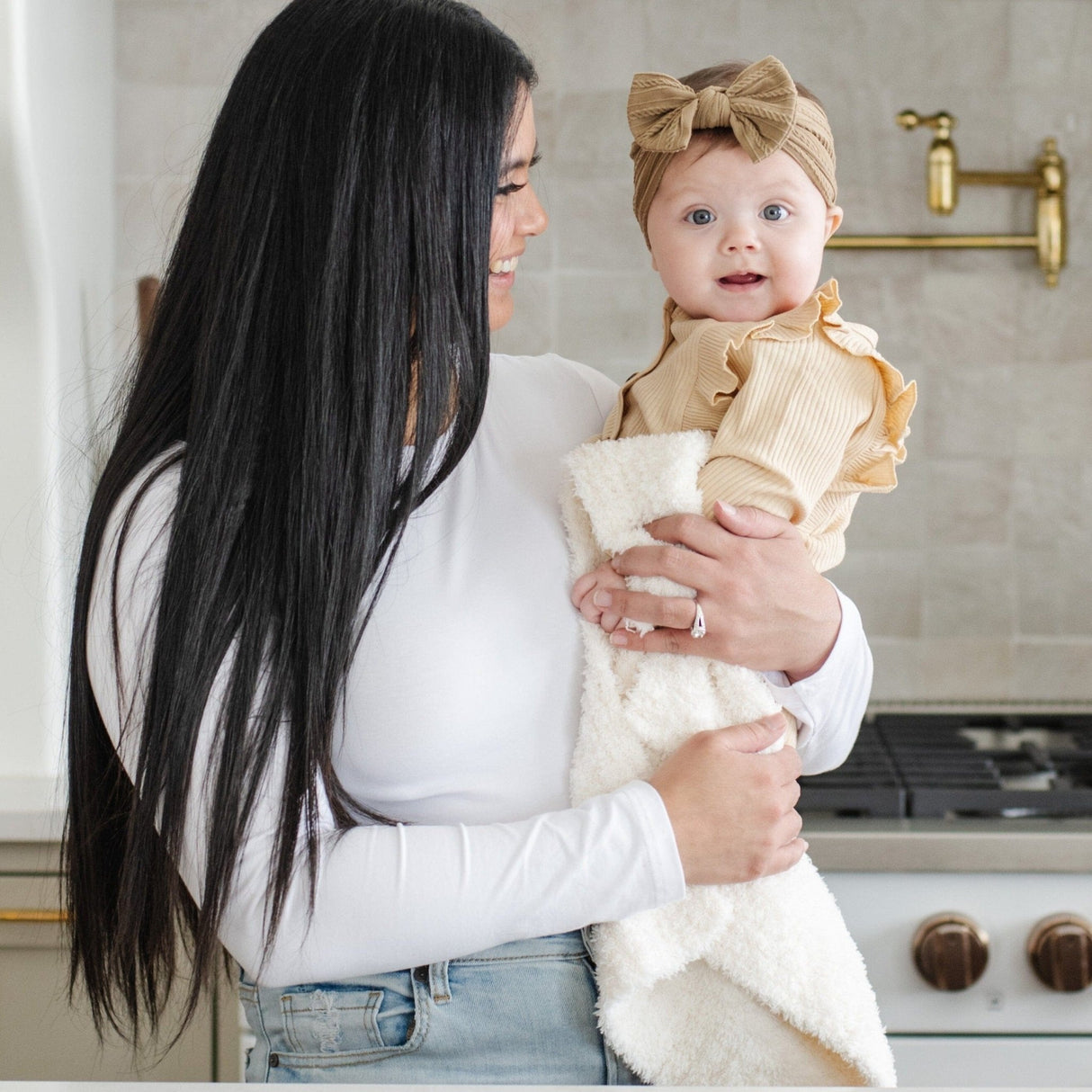 Saranoni BAMBONI® MINI BLANKETS in Ivory