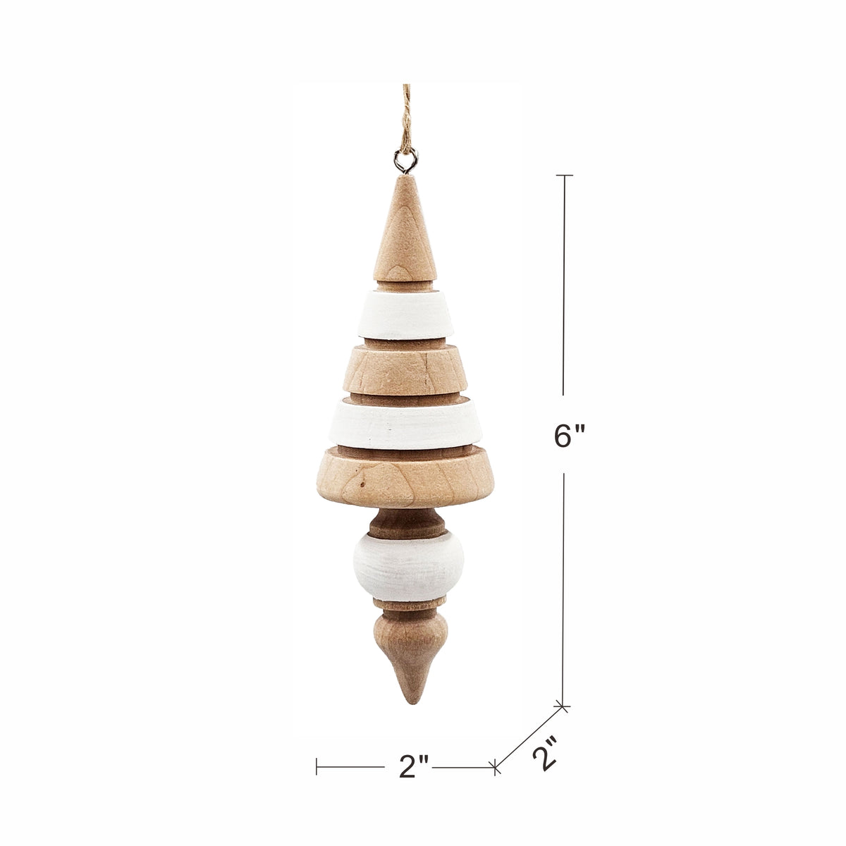 Eucalyptus Icicle Ornament, Set of 6