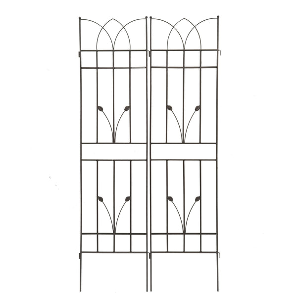 Metal Garden Trellis Rustproof For Climbing Plants Outdoor Flower Support