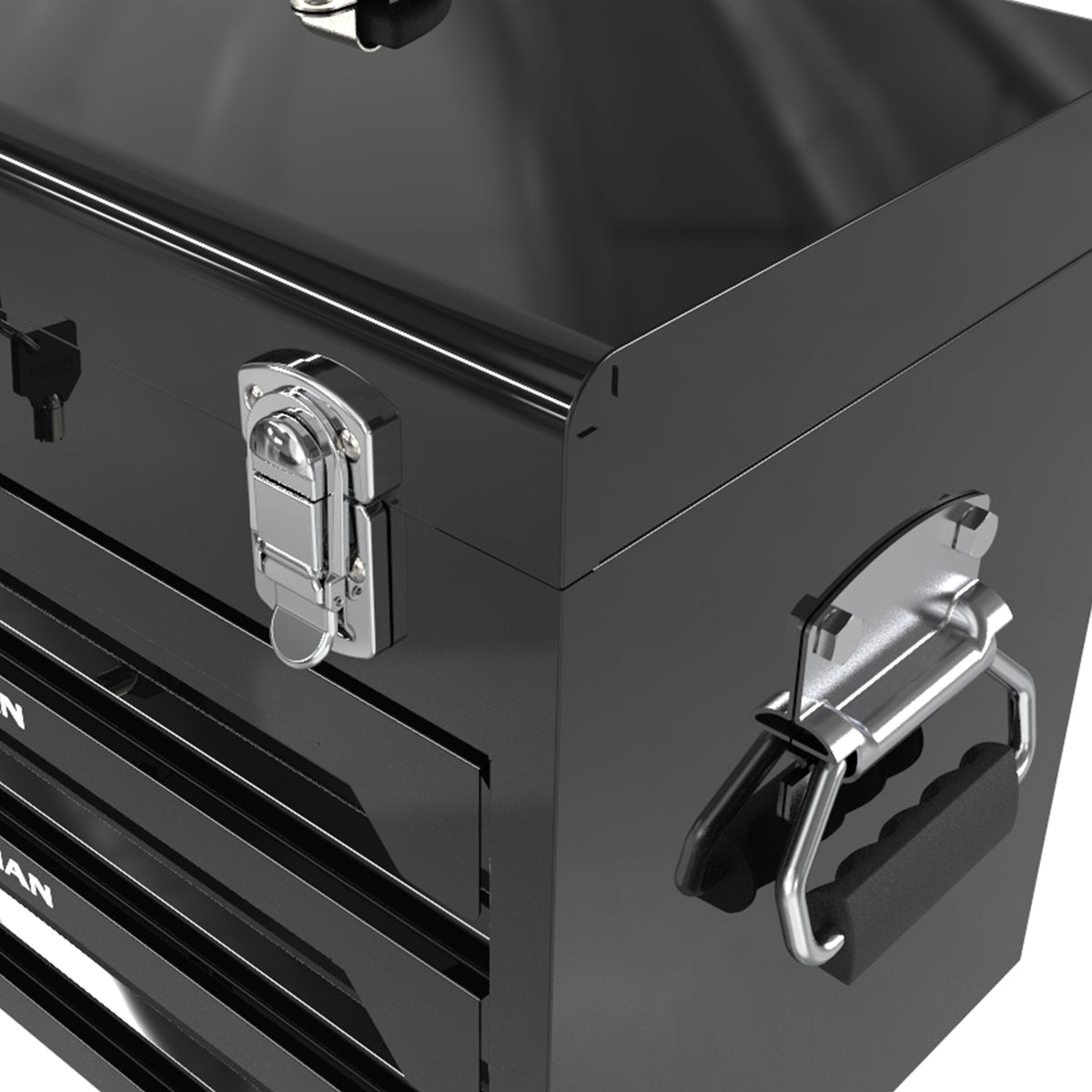 20'' Portable 3-Drawer Steel Toolbox