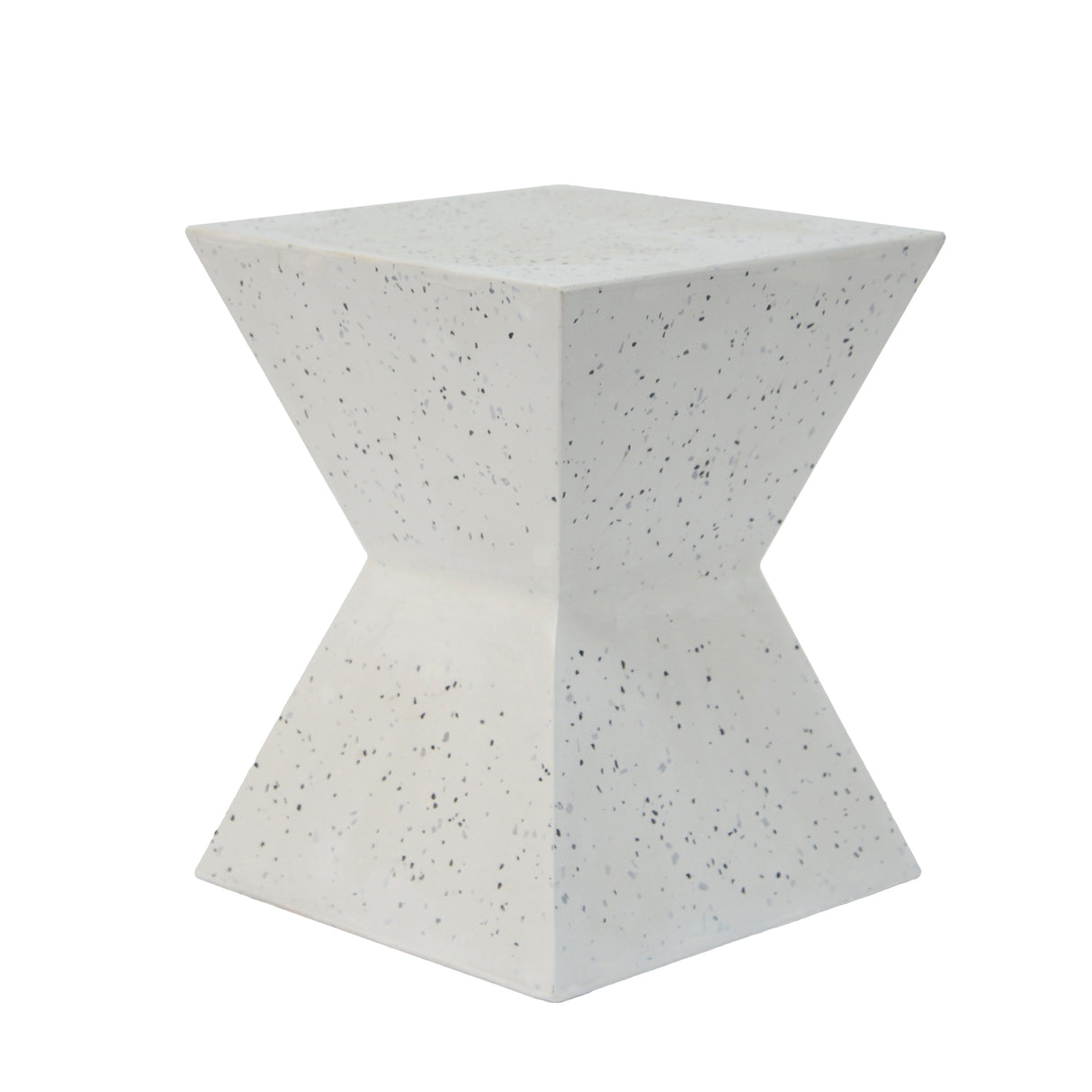 14.75" Lightweight Concrete Outdoor Accent Table