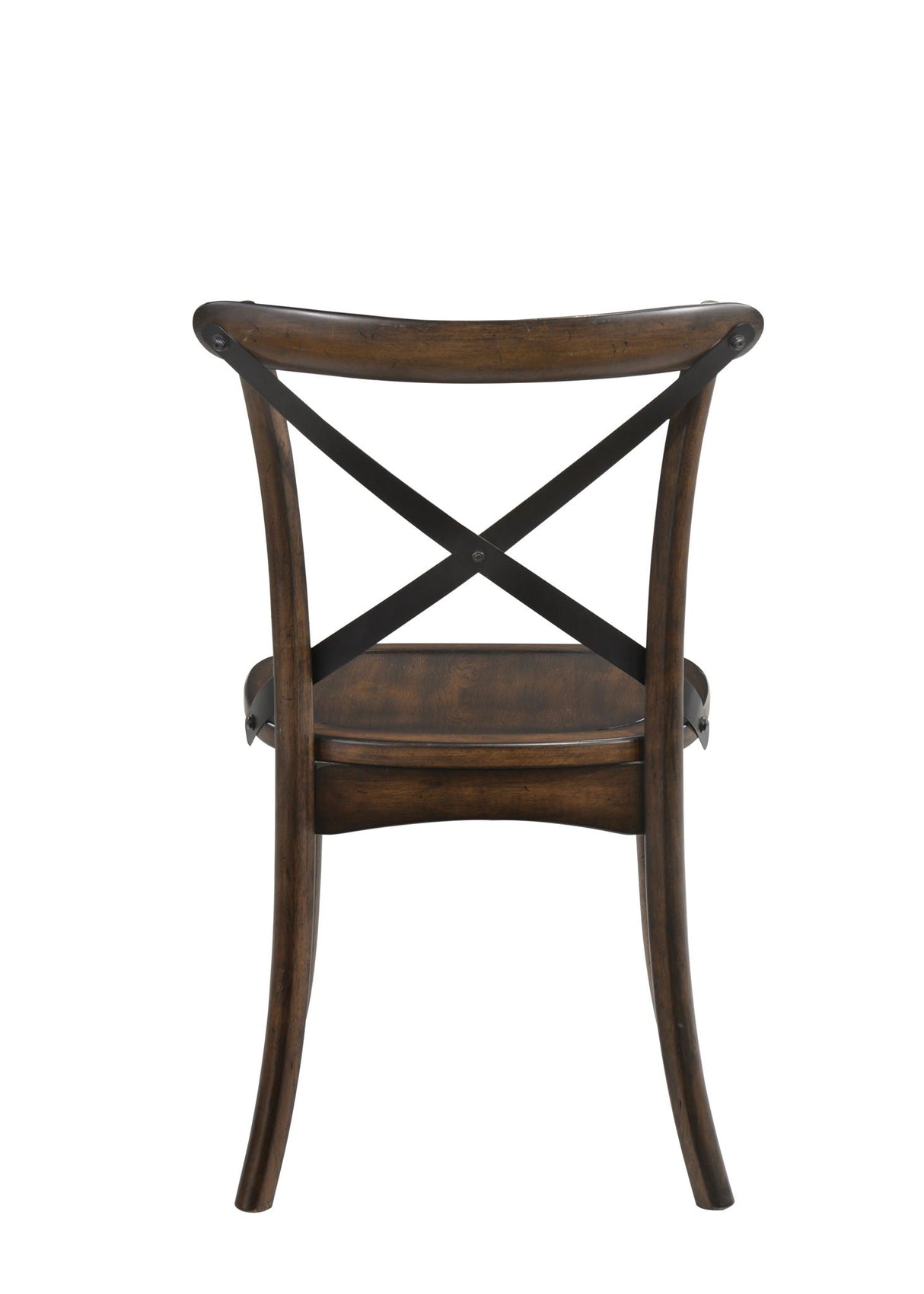 Kaelyn - Metal Side Chair (Set of 2) - Dark Oak - Best Buy Furniture