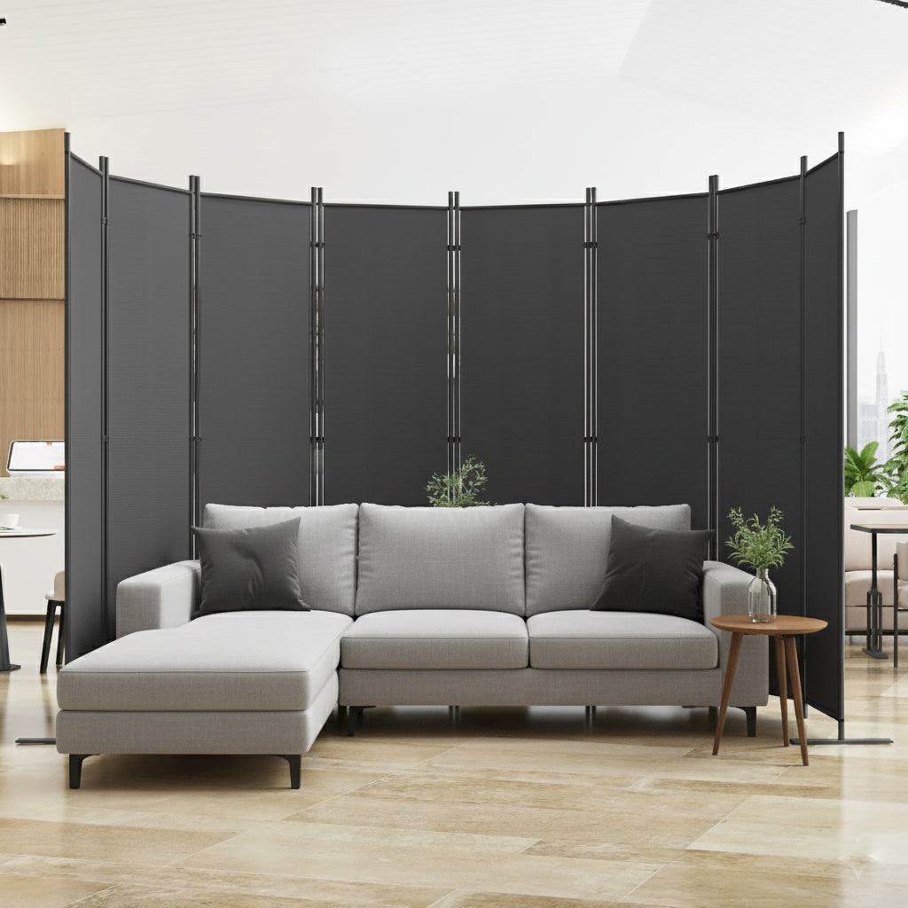 8-Panel Folding Privacy Screen