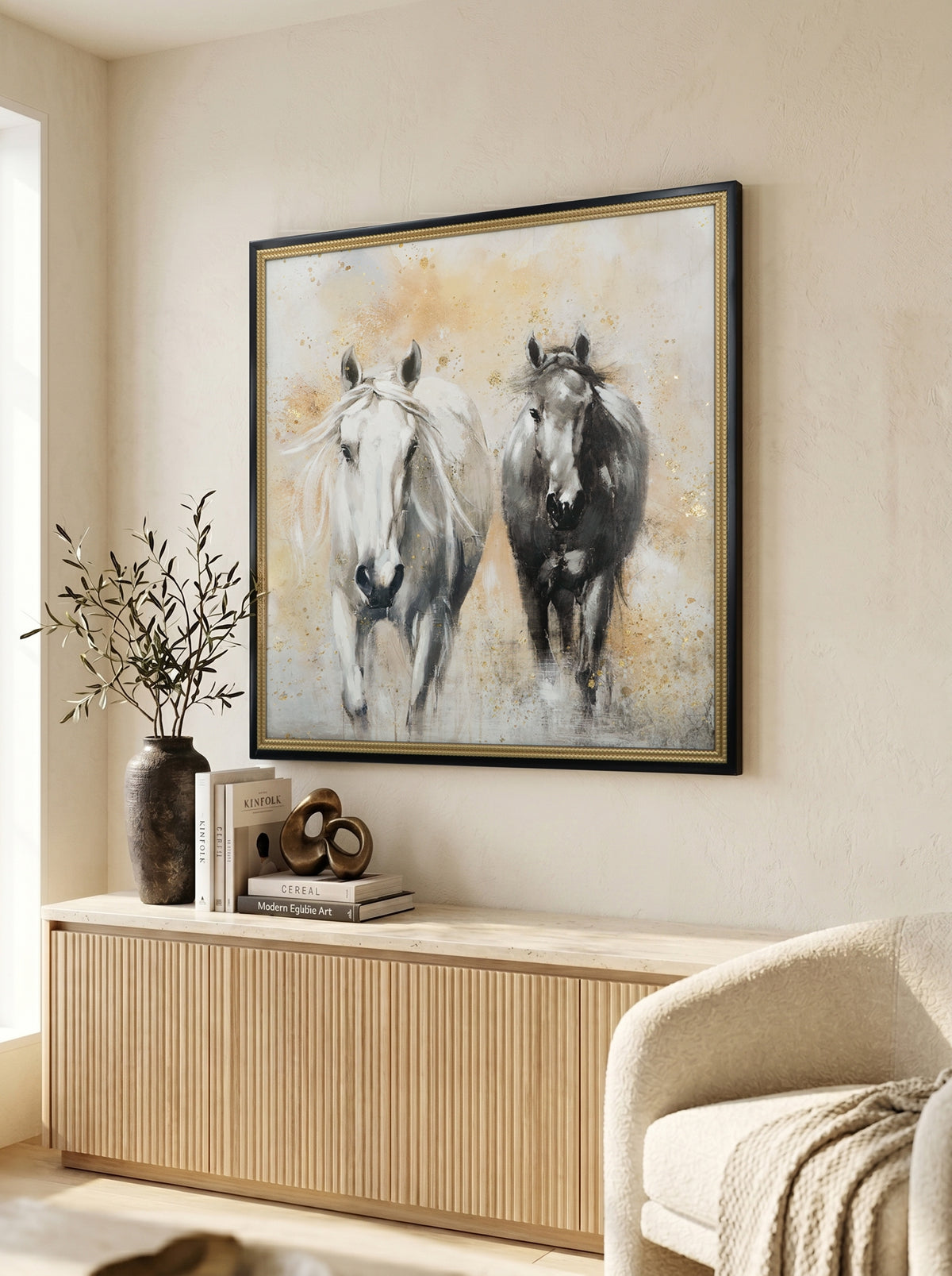 39.4" Realistic Hand-Painted Wall Décor