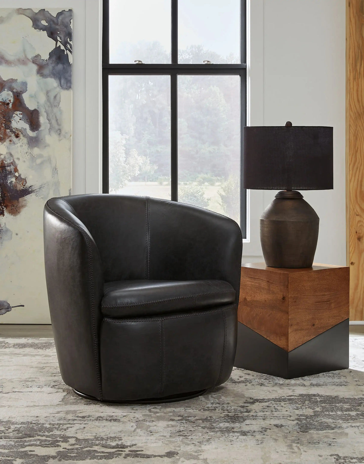 Kierreys - Swivel Chair - Best Buy Furniture
