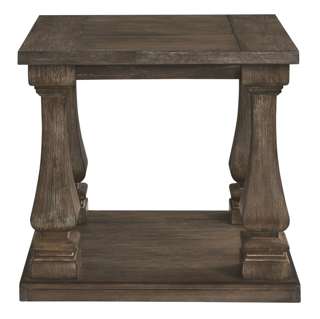 Johnelle - Rectangular End Table - Gray - Best Buy Furniture