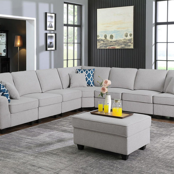 Leo - Comfor Modular Sofa And Ottoman