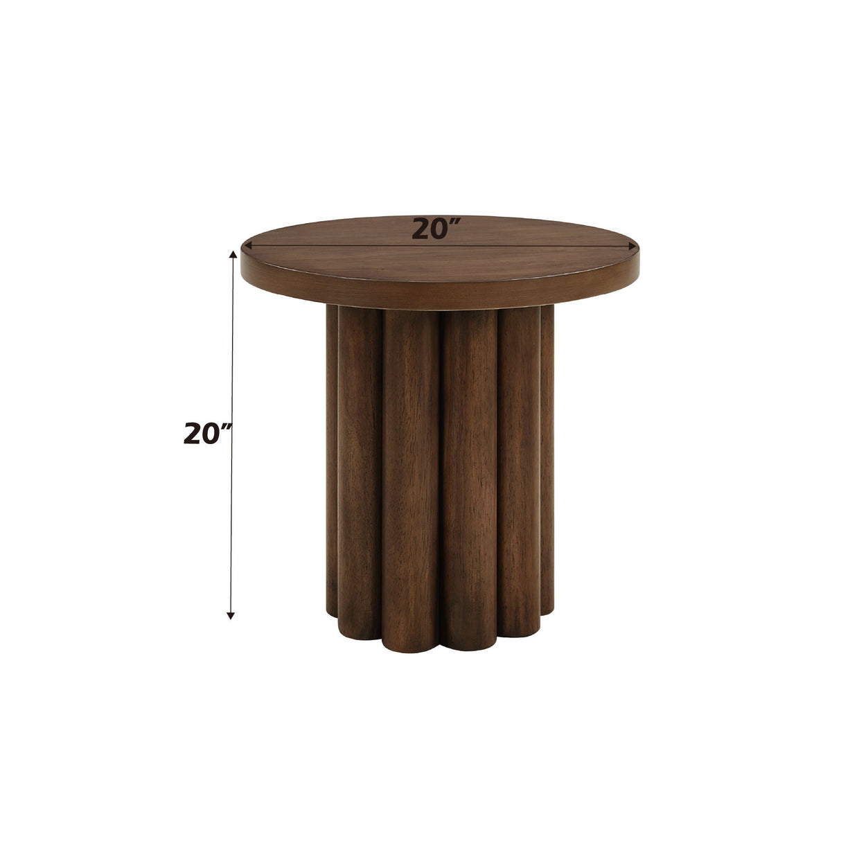 Loanna - Wooden Color End Table - Brown - Best Buy Furniture