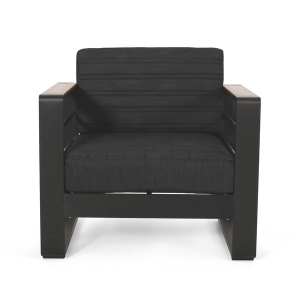 Giovanna Club Chair Set With Aluminum Frame