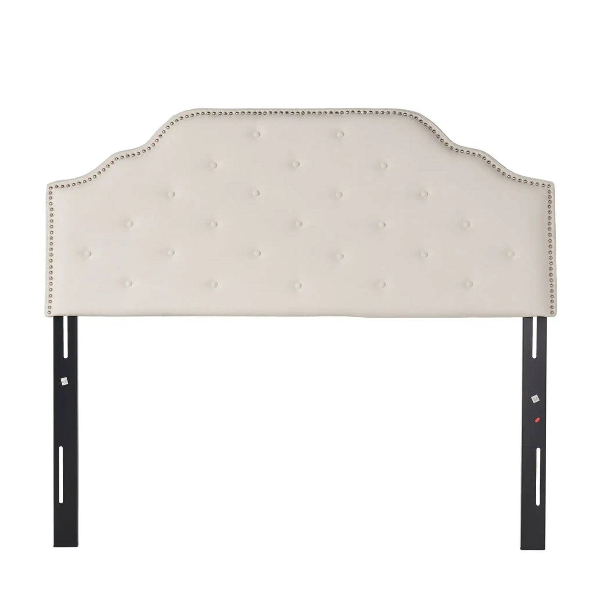 Charismatic - Size Headboard With Button Tufting And Nailhead Trim - Best Buy Furniture