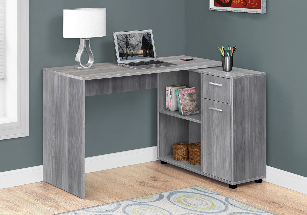 Computer Desk, Home Office, Corner, Storage Drawers, L Shape, Contemporary & Modern - Best Buy Furniture