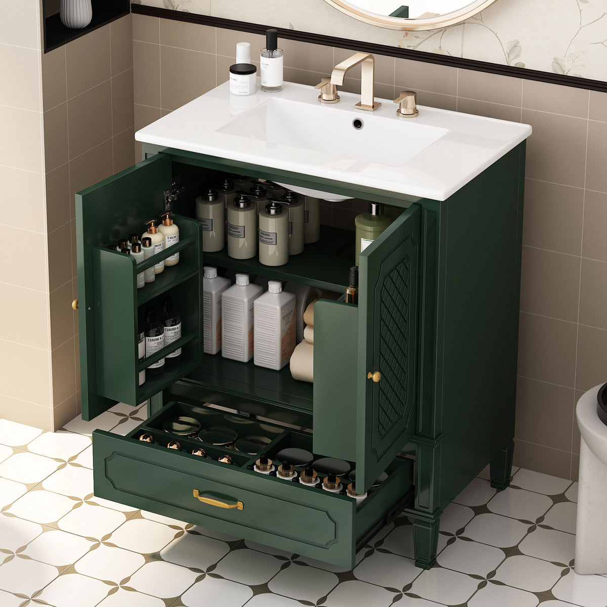 30" Bathroom Vanity with Sink