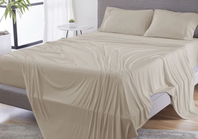 BEDGEAR Beige Split King Sheet Set with Moisture-Wicking Technology