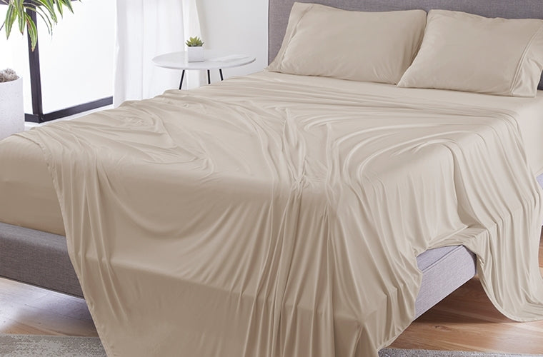 BEDGEAR Dri-Tec Split Head Cal King Sheet Set with Moisture-Wicking