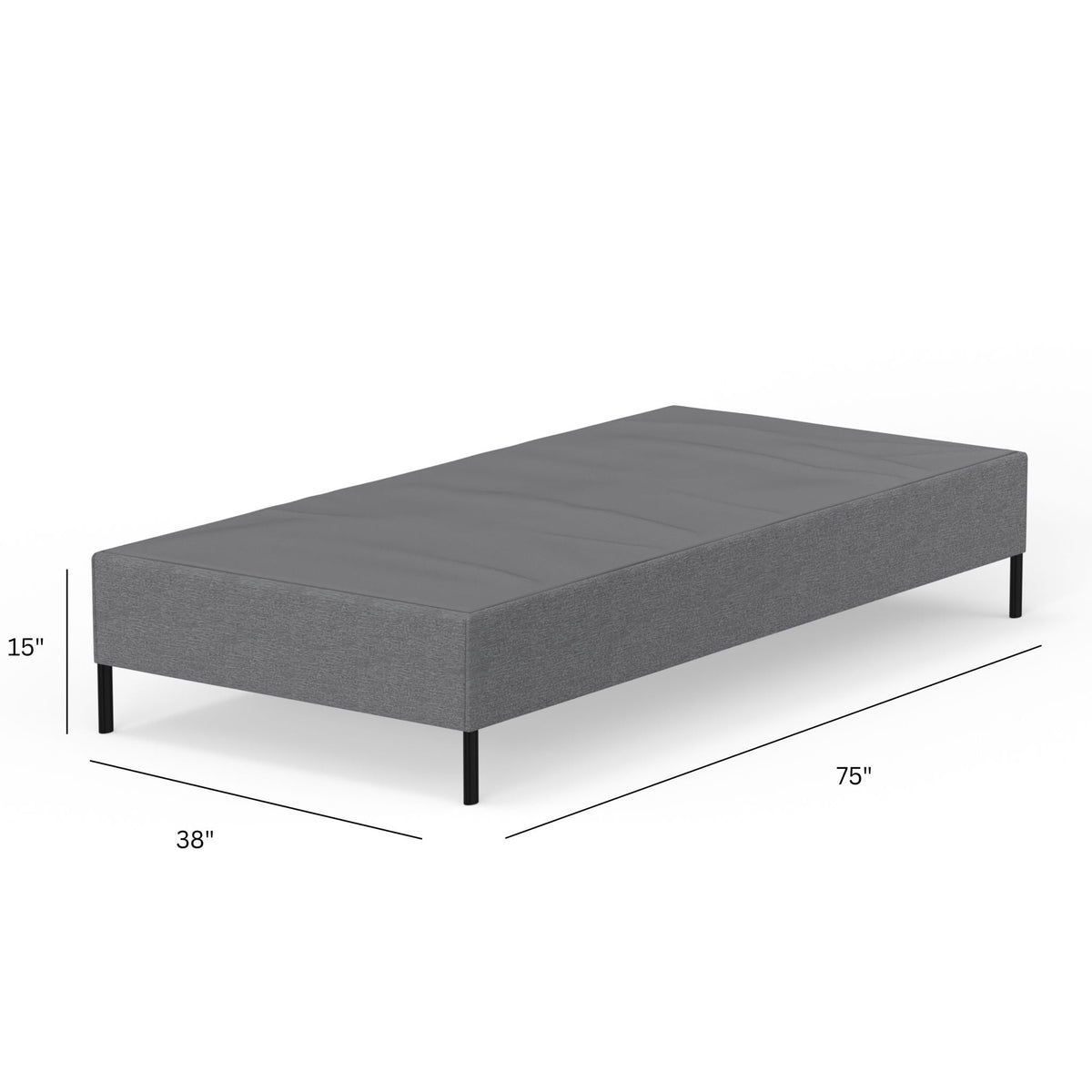 BedTech Knock Down Mattress Foundation with Tool-Free Assembly - view 3