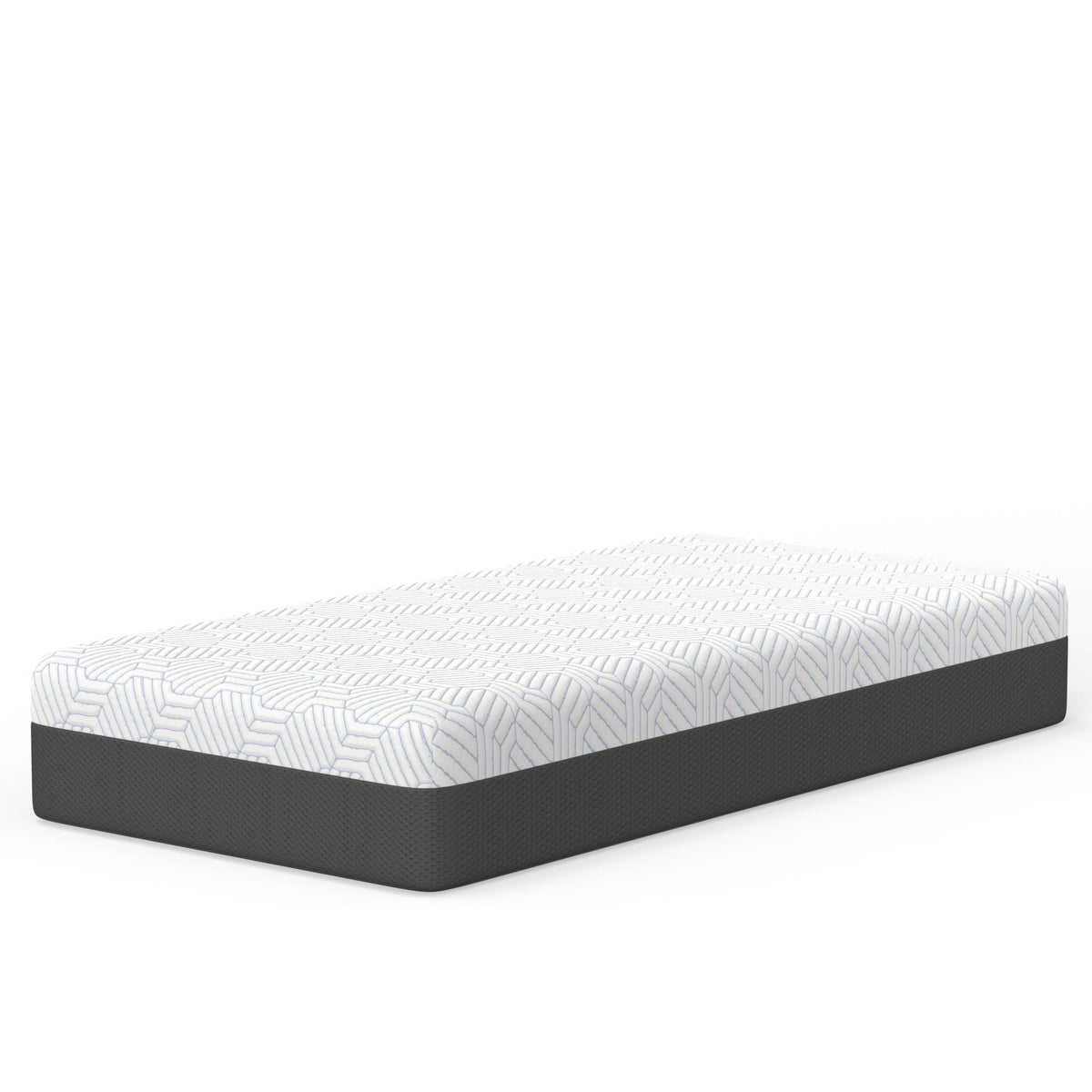 BedTech Pur Chill 12" Soft Hybrid Mattress with Phase Change Cooling Fabric in White