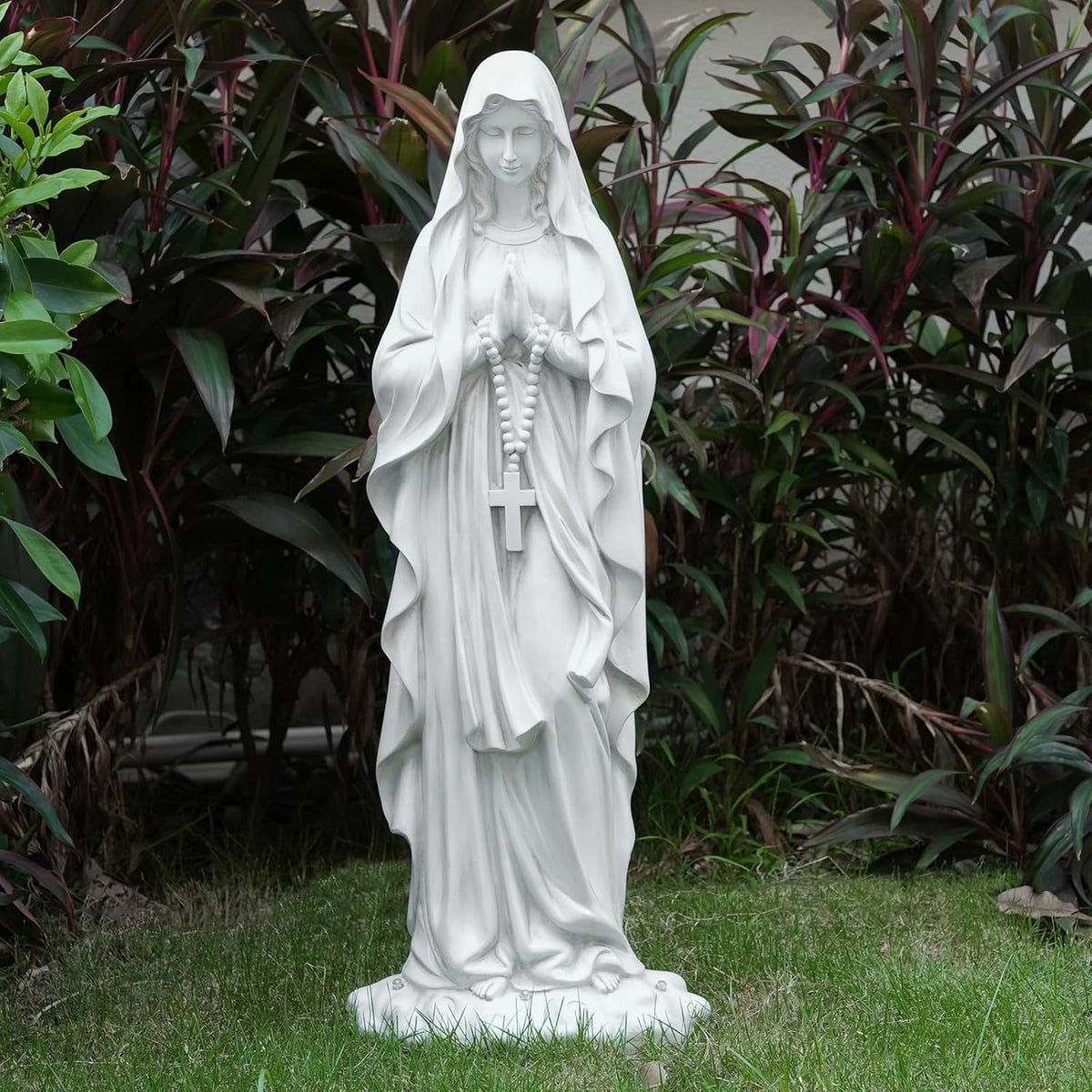 Best Garden 31.5" Large Madonna Prayer Statue with Weather-Resistant Resin - view 10