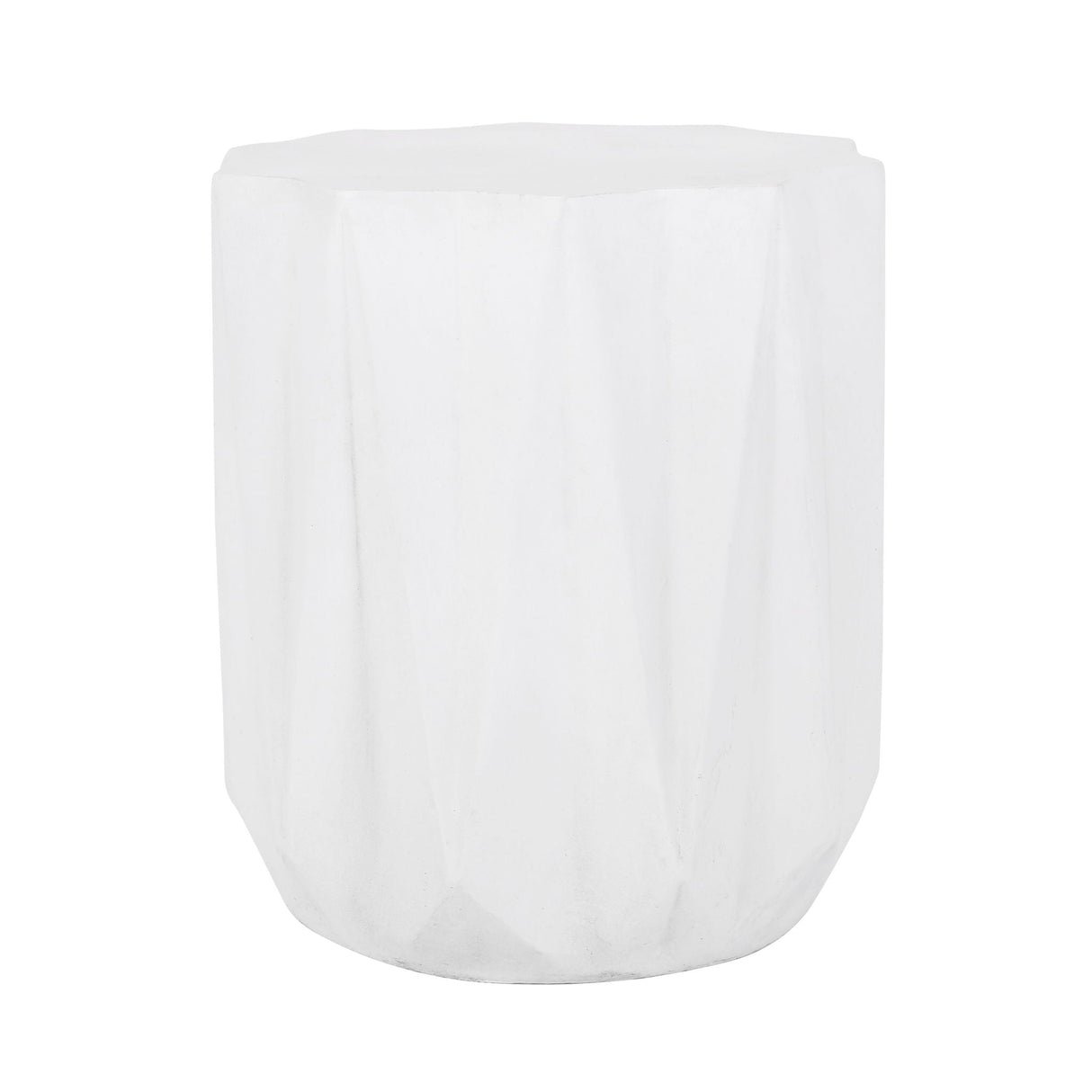 Outdoor Lightweight Concrete Side Table - Antique White - Best Buy Furniture