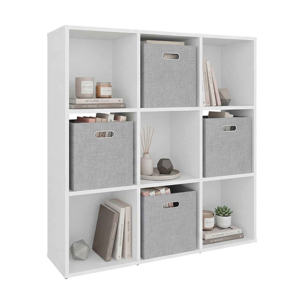 Lena 9-Cube Storage Organizer Bookcase