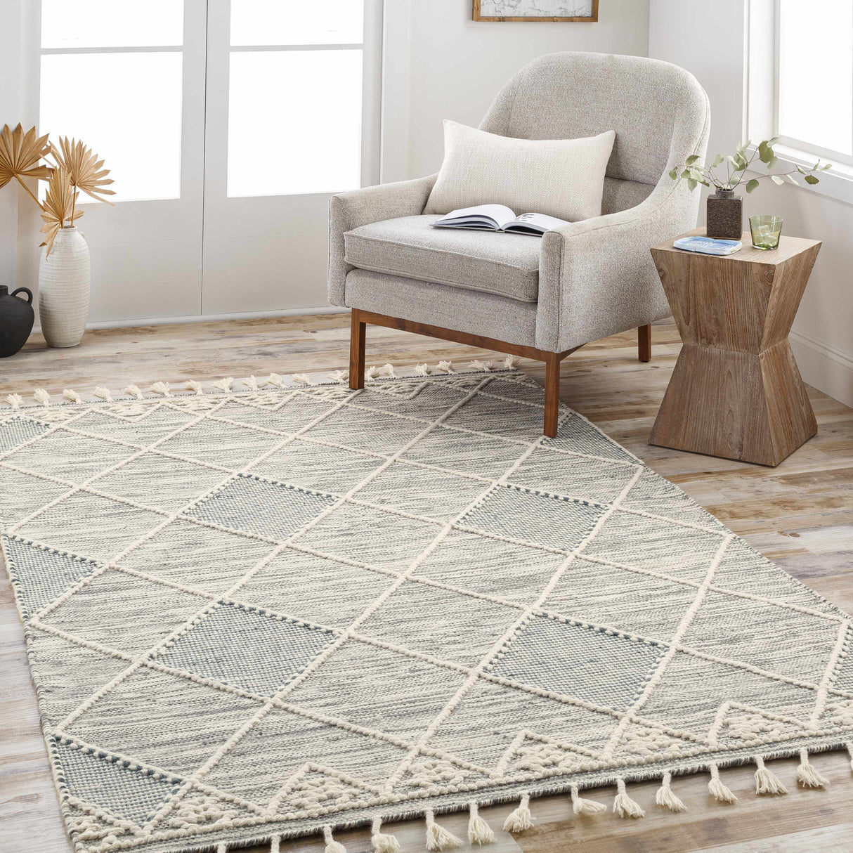 Bicos Tasseled Jute Rug - Clearance