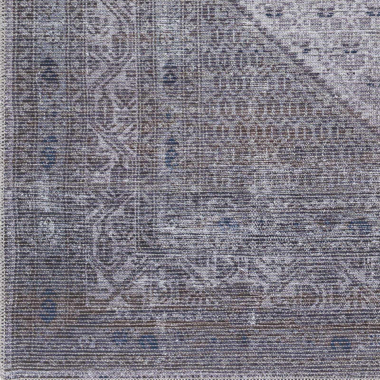 Brown Ballinasloe Vintage Washable Area Rug - Clearance