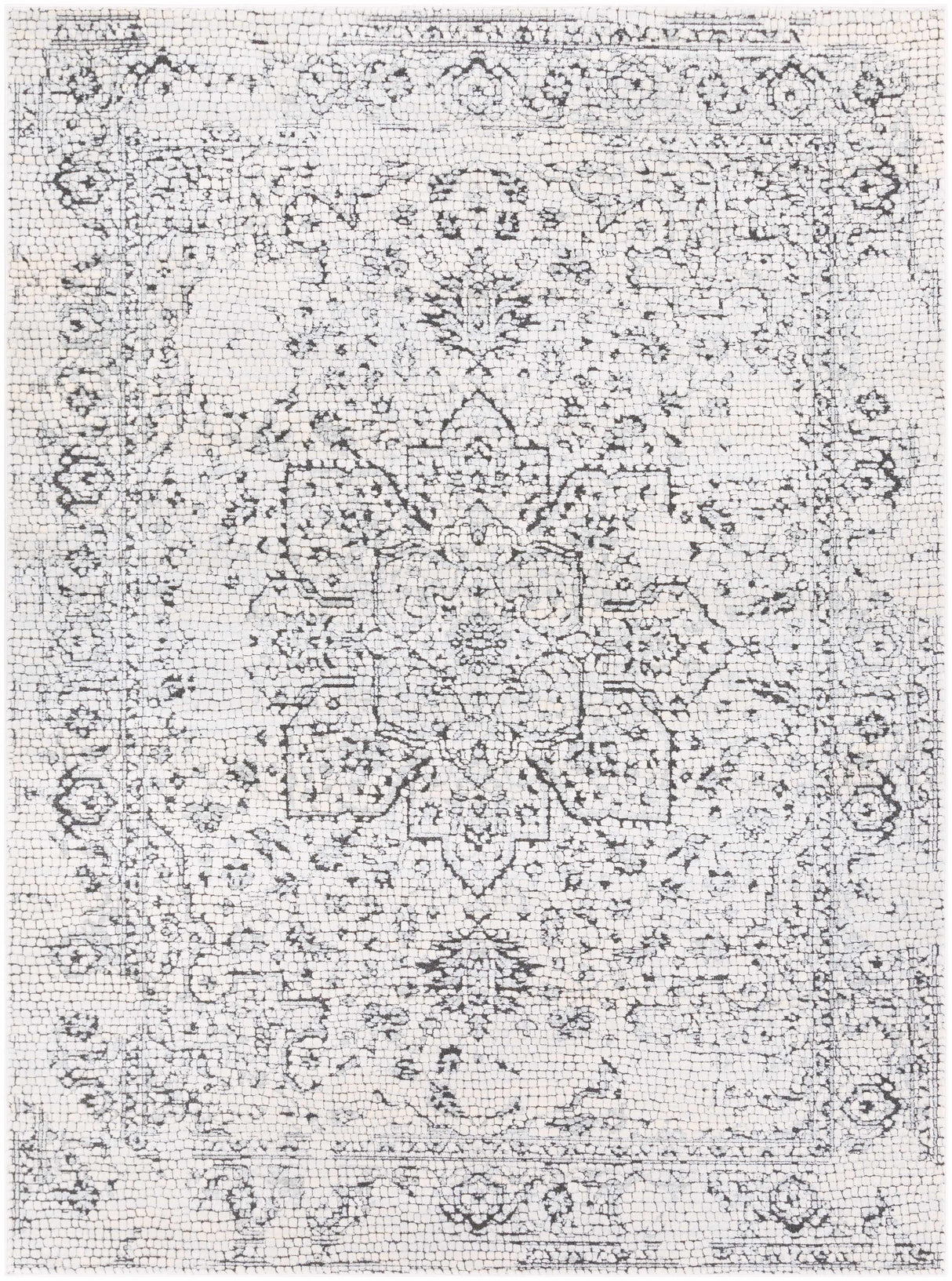 Bosphorus Black Mosaic Rug - Clearance