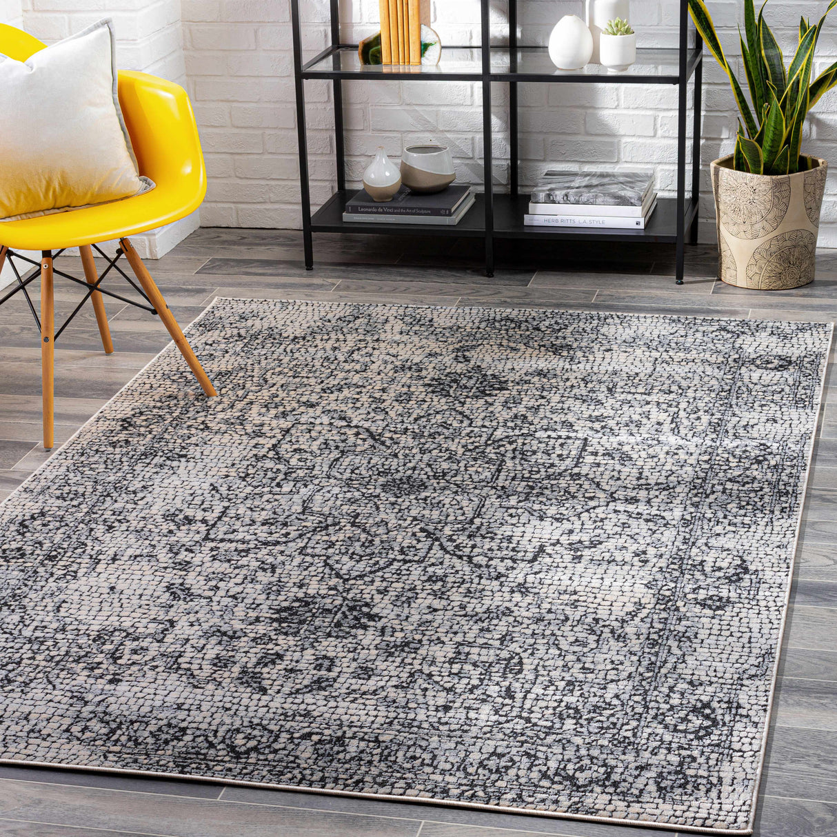 Boutique Rugs Bosphorus Black Mosaic Rug - view 4