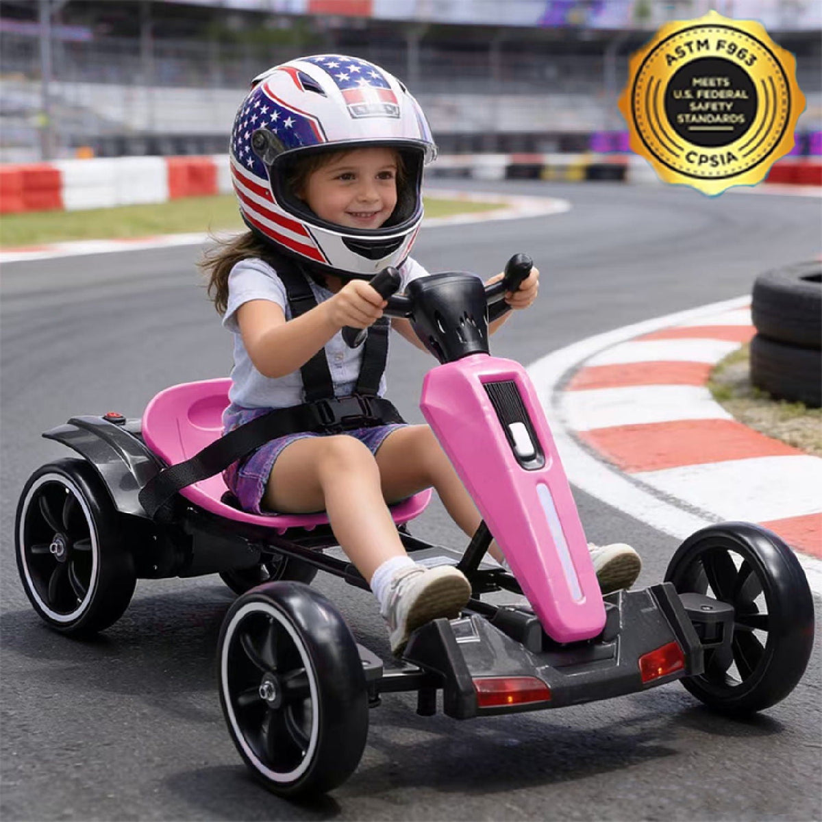Bota Toy Electric Kids Pedal Go Kart with Adjustable Seat and Foldable Design - view 14