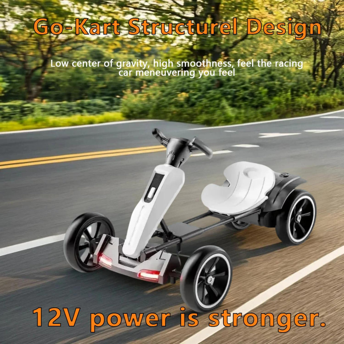 Bota Toy Electric Kids Pedal Go Kart with Adjustable Seat and Foldable Design - view 16