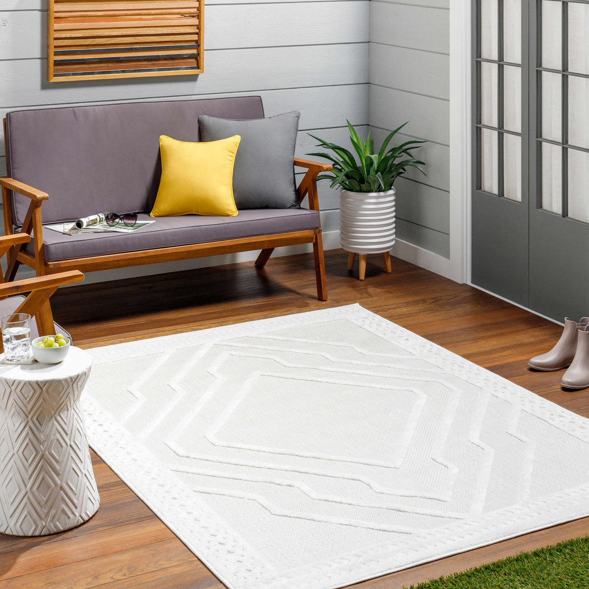Boutique Rugs Anja Cream Outdoor Rug - view 10