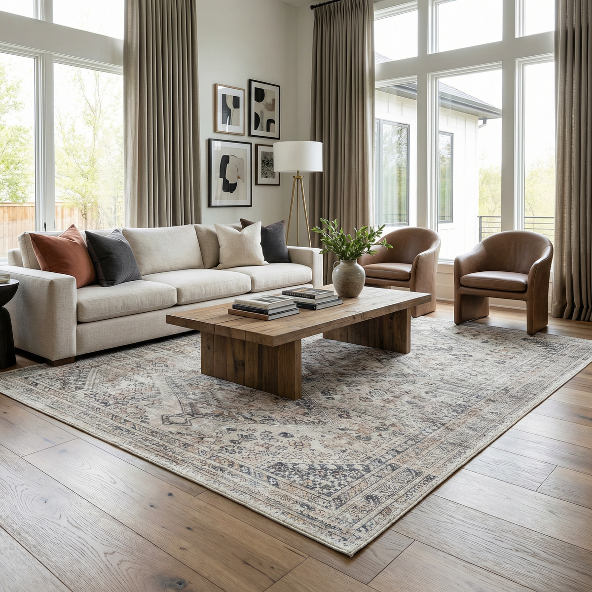 Boutique Rugs Barny Beige Flat Pile Washable Rug - view 2