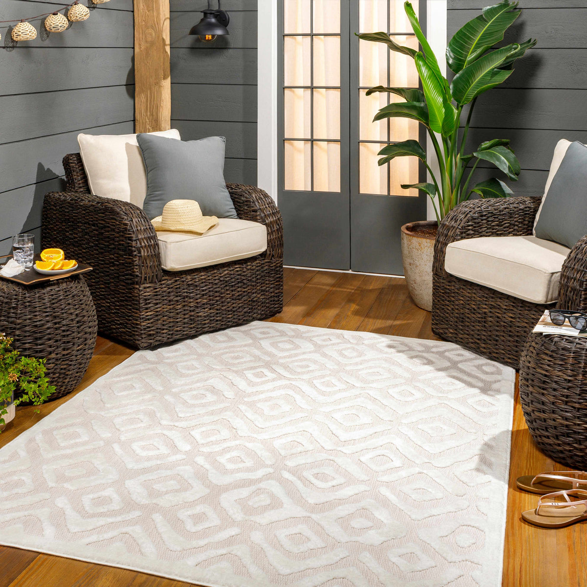 Boutique Rugs Burl Cream Outdoor Rug - view 10