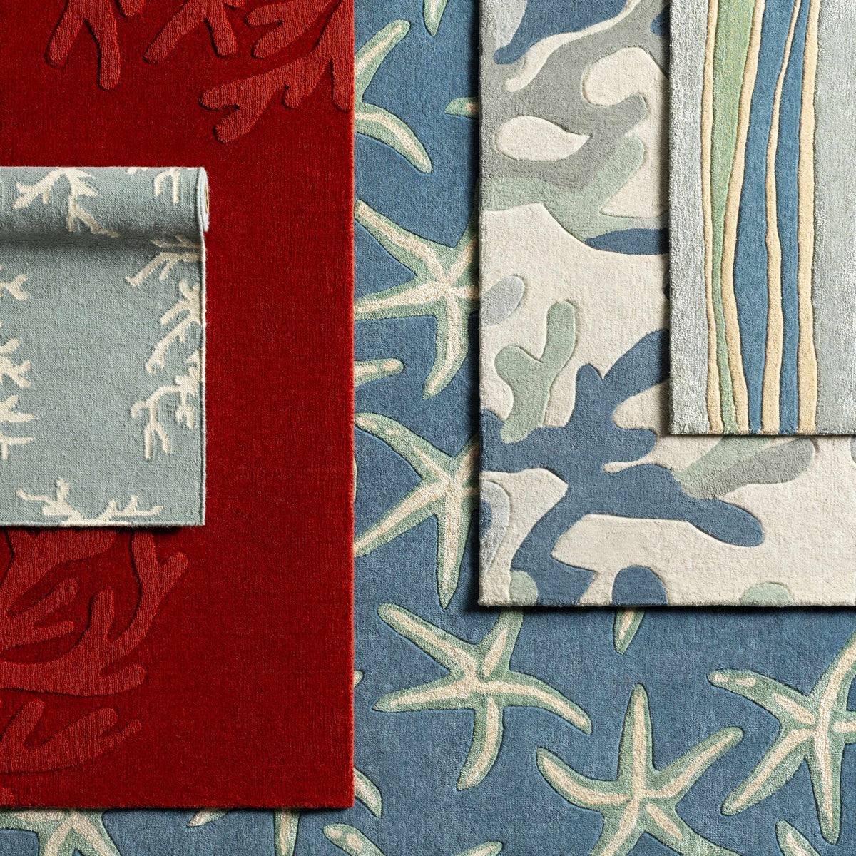 Boutique Rugs Carversville Ice Blue Botanical Wool Rug - view 11