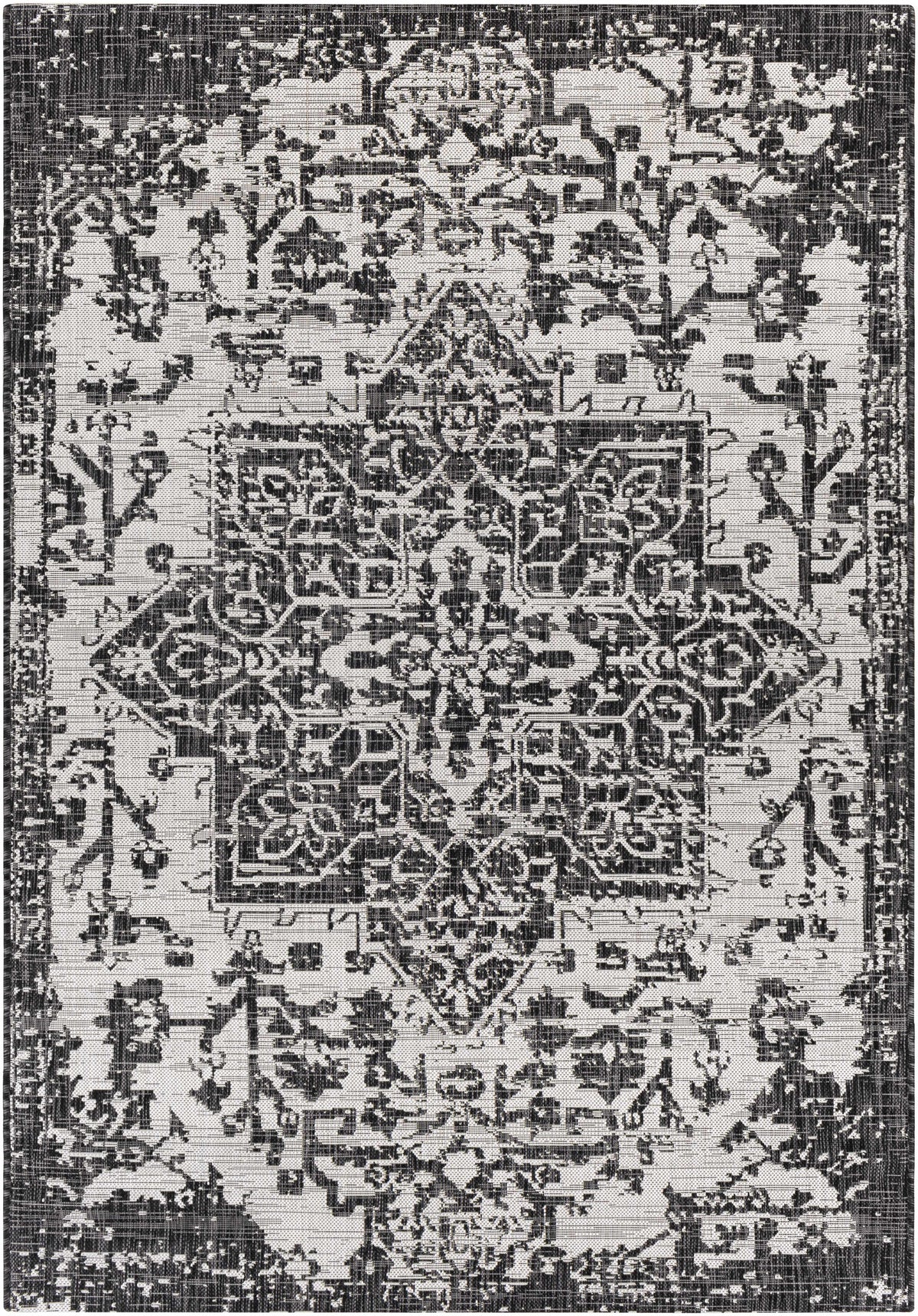 Boutique Rugs Charcoal Kilmacolm Indoor & Outdoor Area Rug