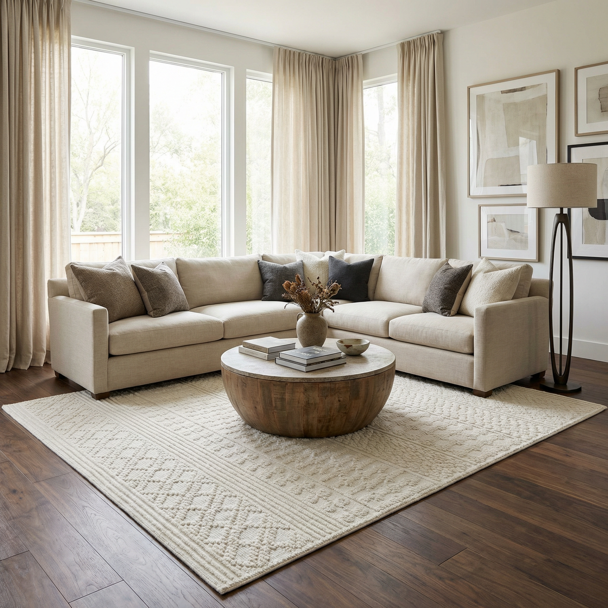 Boutique Rugs Drago White Washable Area Rug - view 2